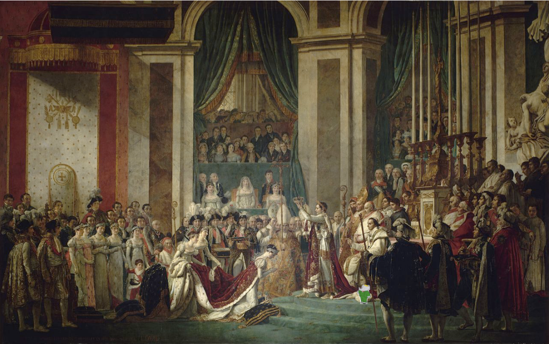 Le sacre de Napoléon par David au Musée du Louvre